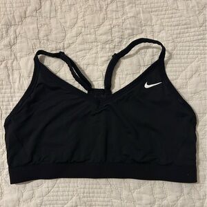 Nike Indy Black Medium-Impact Sports Bra with Adjustable Straps